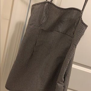 Black&White mini dress